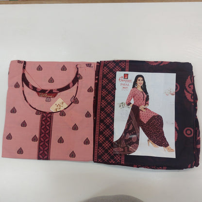Ganpati Readymade Cotton Punjabi Siuts (Payal) Stiched