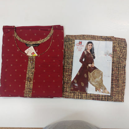 Ganpati Readymade Cotton Punjabi Siuts (Payal) Stiched