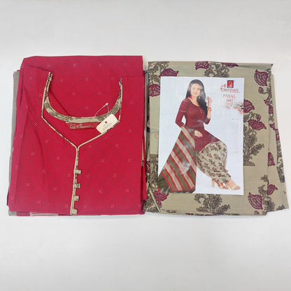 Ganpati Readymade Cotton Punjabi Siuts (Payal) Stiched