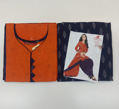 Ganpati Readymade Cotton Punjabi Siuts (Payal) Stiched
