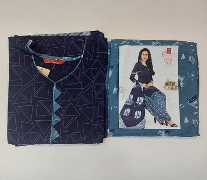 Ganpati Readymade Cotton Punjabi Siuts (Payal) Stiched
