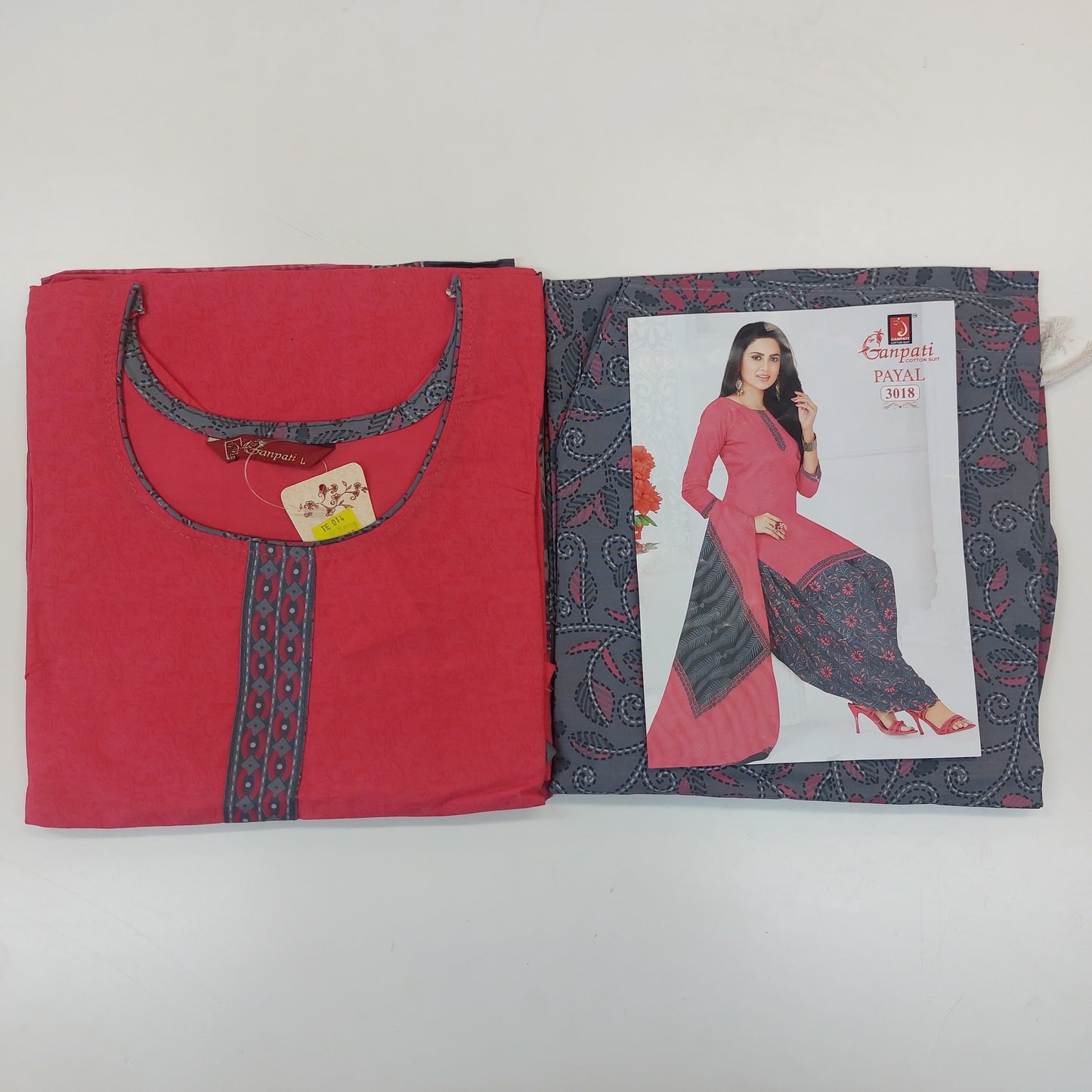 Ganpati Readymade Cotton Punjabi Siuts (Payal) Stiched