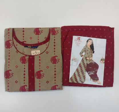 Ganpati Readymade Cotton Punjabi Siuts (Payal) Stiched