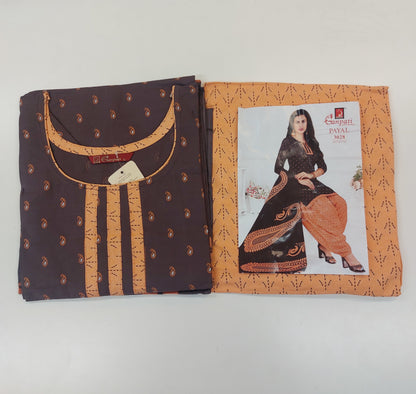 Ganpati Readymade Cotton Punjabi Siuts (Payal) Stiched