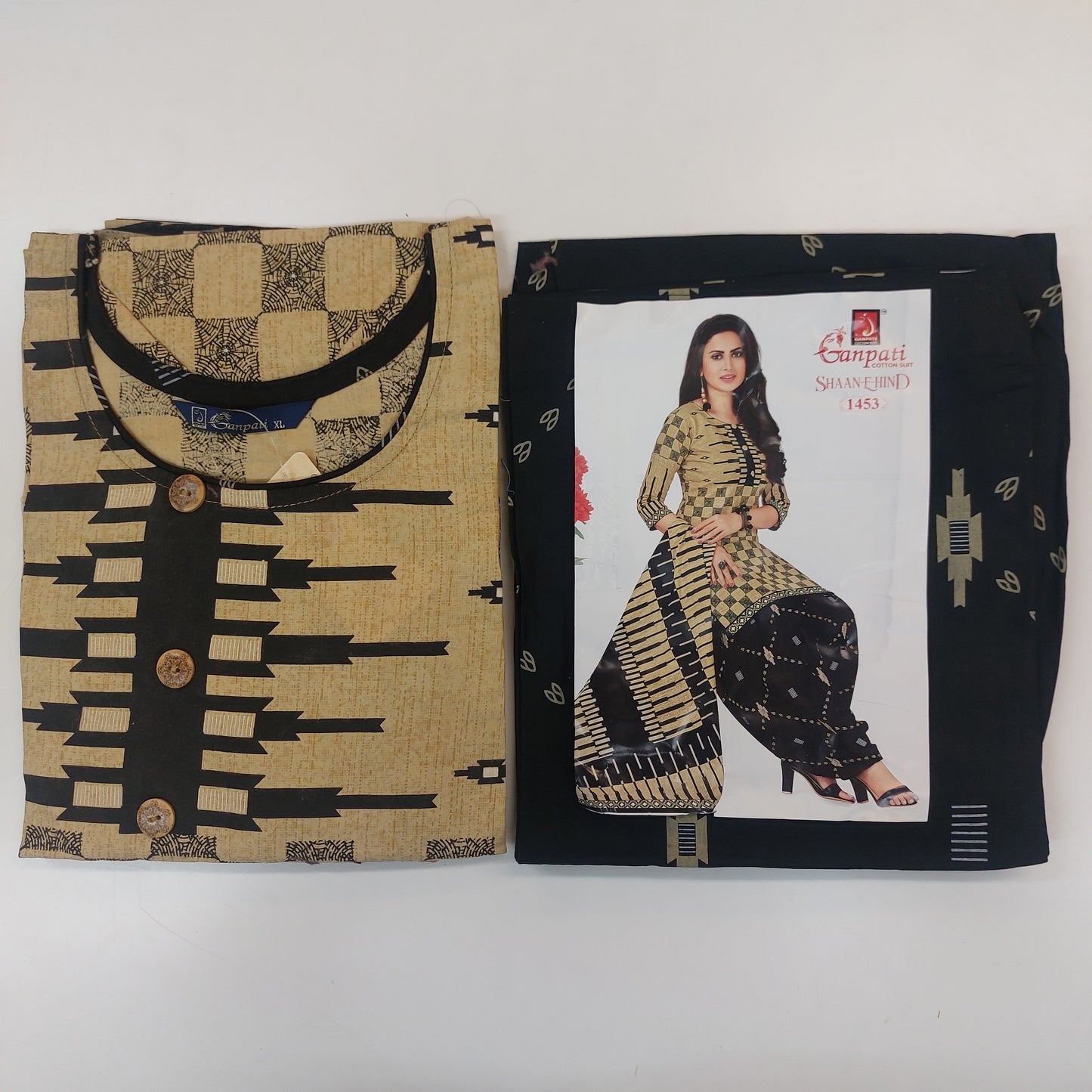 Ganpati Readymade Cotton Punjabi Siuts (Shaan E Hind ) Stiched