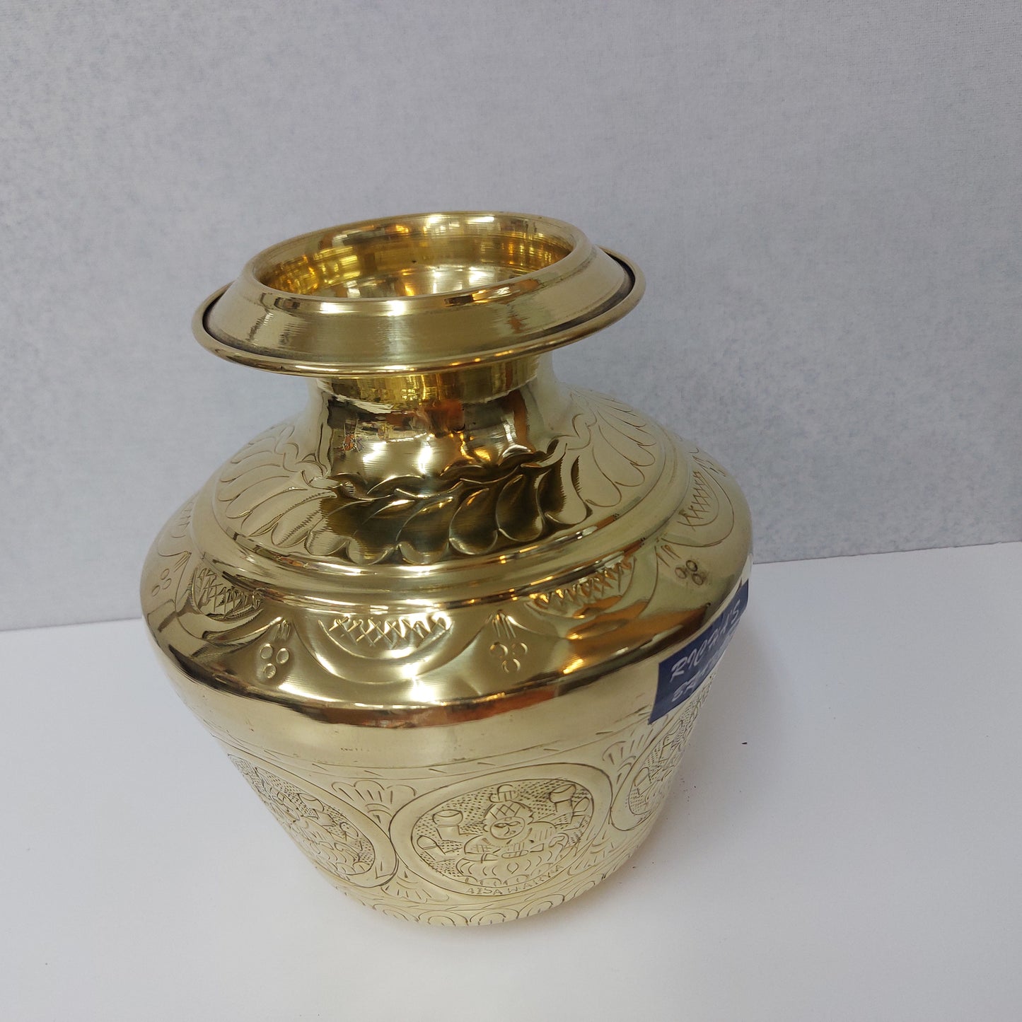 Brass Ashta Lakshmi Ritual Kalasa Kudam / Brass Plain Ritual Kalasa Kudam.