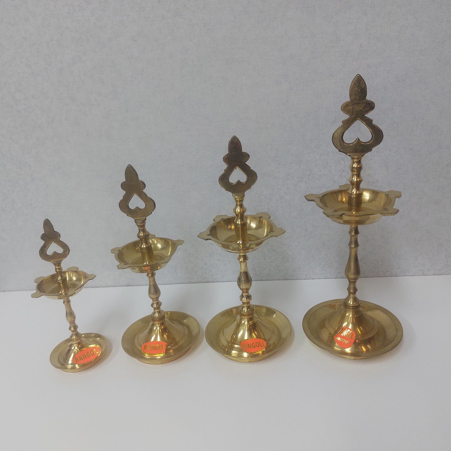 Brass Vel Kuthu Vilakku / Vengala Vel Kuthu Vilakku (Pair)