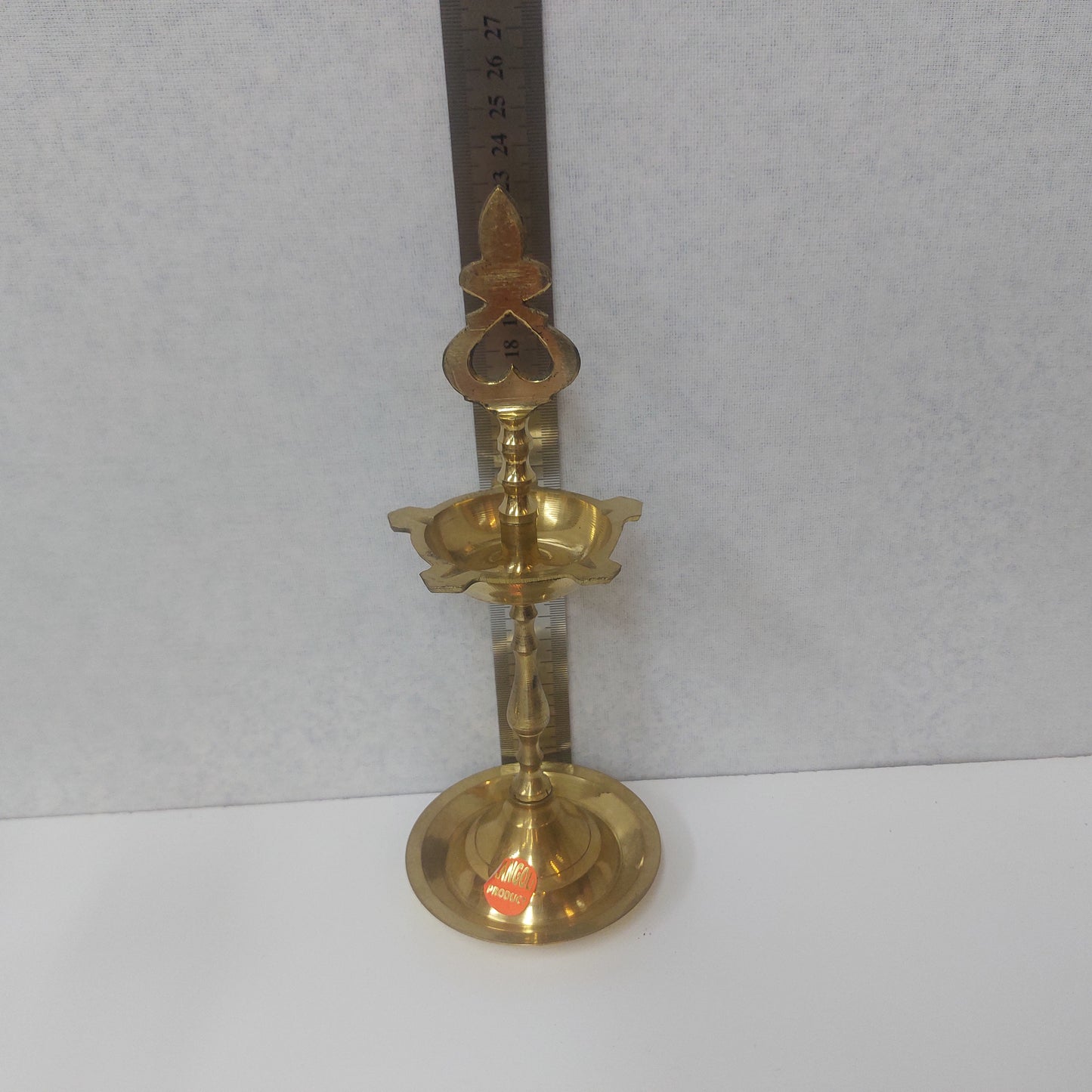 Brass Vel Kuthu Vilakku / Vengala Vel Kuthu Vilakku (Pair)