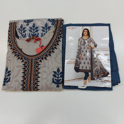 Shree Ganesh Pure Cotton Readymade Punjabi Suit / Salwar Suit.