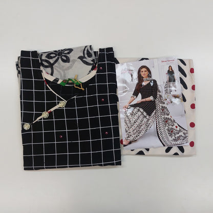 Shree Ganesh Pure Cotton Readymade Punjabi Suit / Salwar Suit.