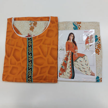 Shree Ganesh Pure Cotton Readymade Punjabi Suit / Salwar Suit.