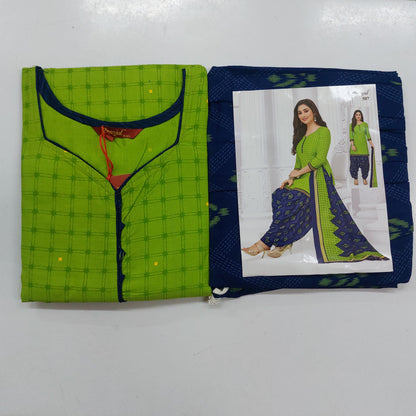 Pranjul Colourful Pure Cotton Readymade Punjabi Suit / Salwar Suit. (500 Series)