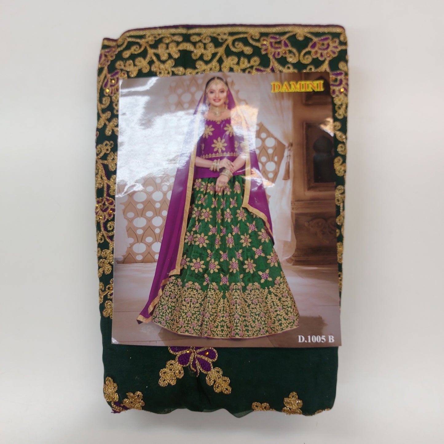 Semi Stitched Zari  and Thread Work Choli Lehenga (Damini)
