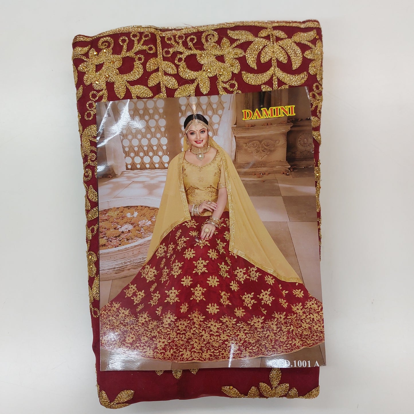 Semi Stitched Zari  and Thread Work Choli Lehenga (Damini)
