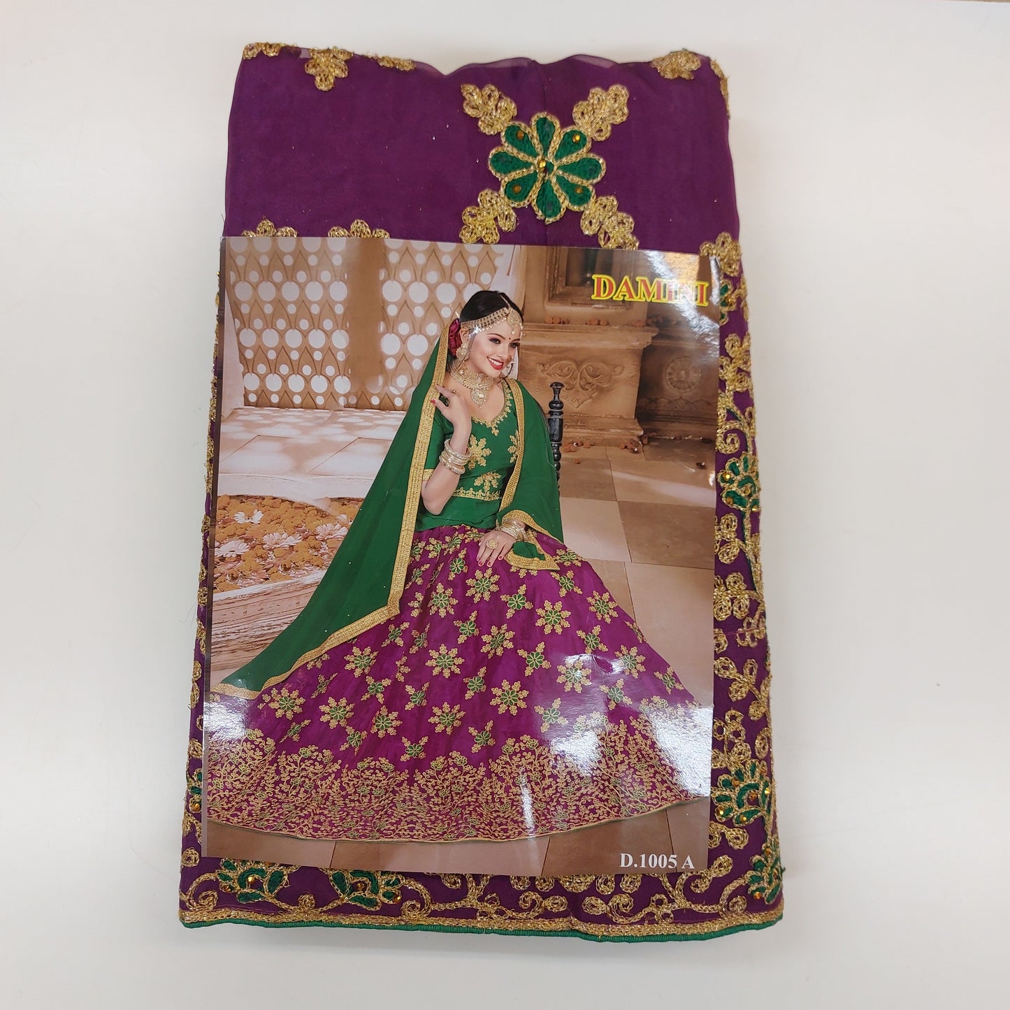 Semi Stitched Zari  and Thread Work Choli Lehenga (Damini)
