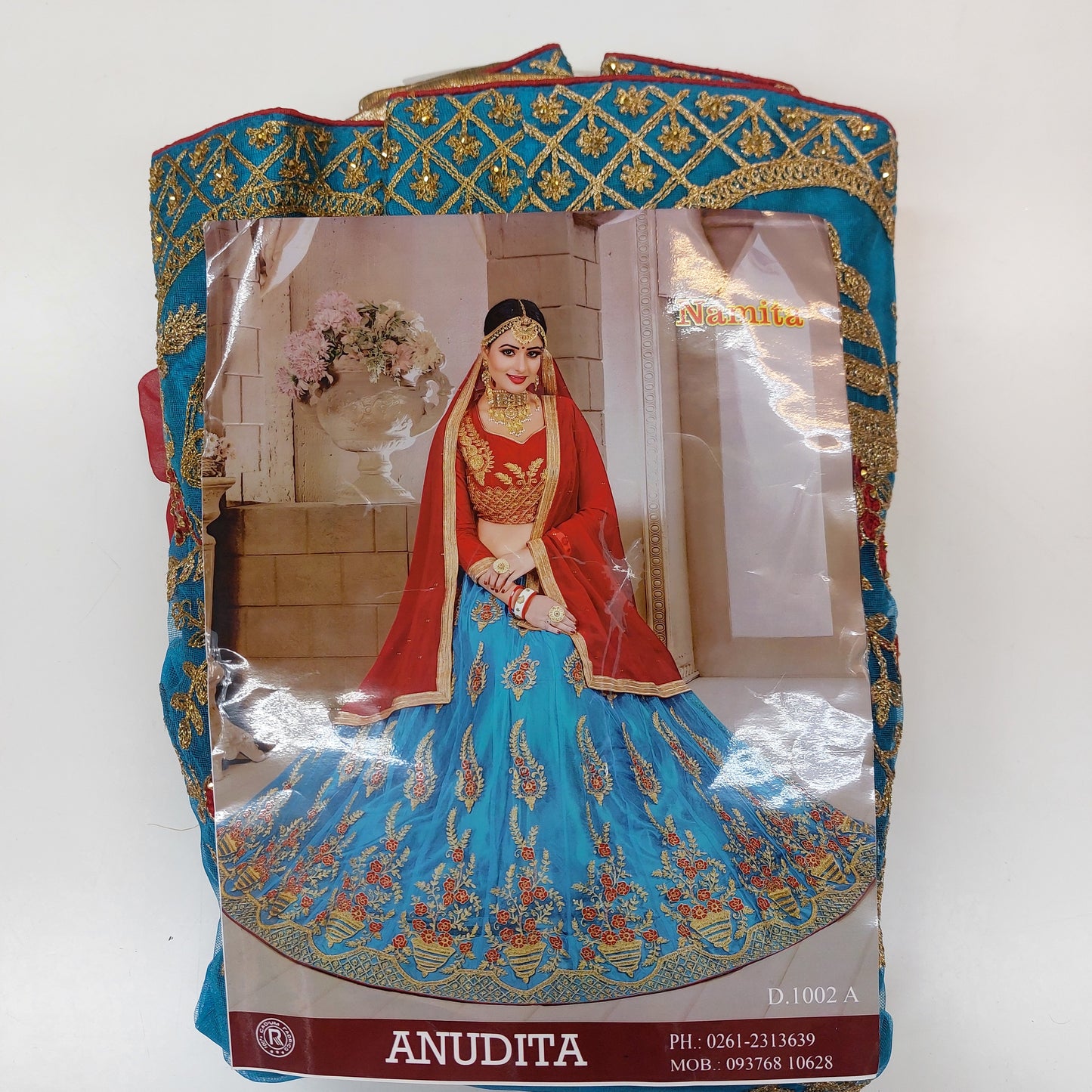 Semi Stitched Zari  and Thread Work Choli Lehenga (NAMITA)