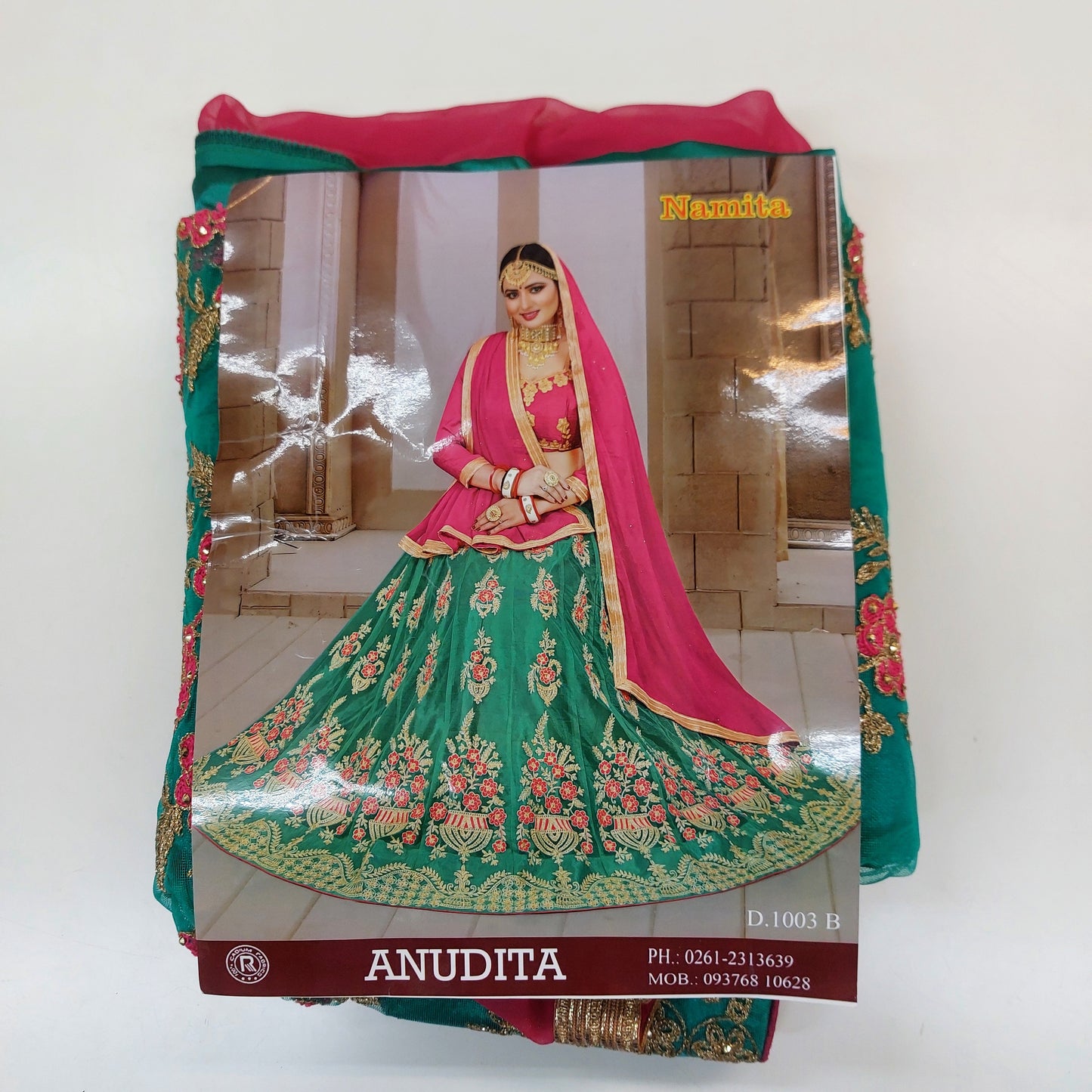 Semi Stitched Zari  and Thread Work Choli Lehenga (NAMITA)