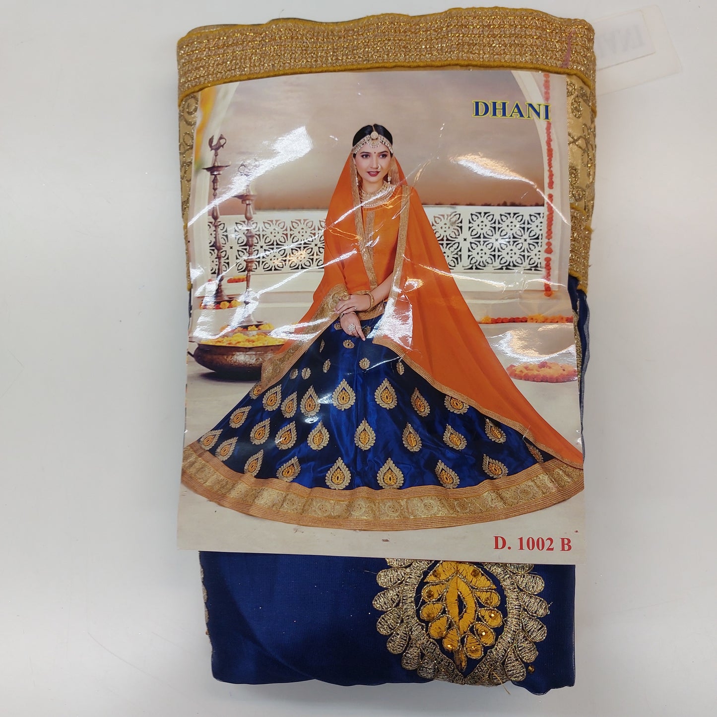 Semi Stitched Zari  and Thread Work Choli Lehenga (DHANI )