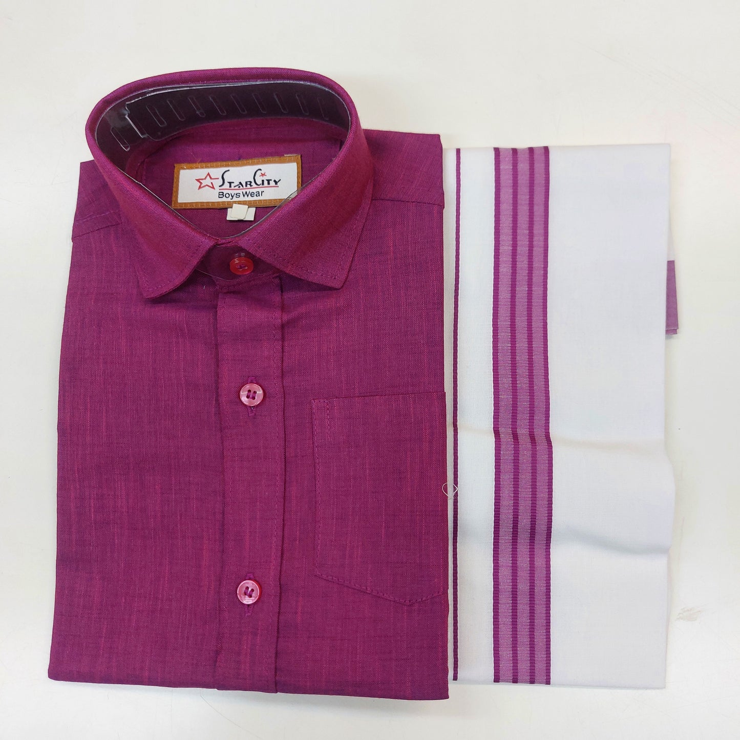 Little Star Kids Matching Dhoti Set / Boys Matching Dhoti and Shirt set