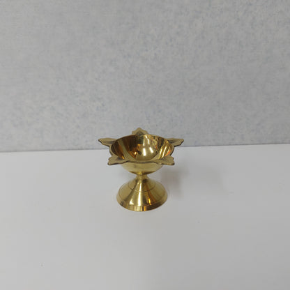Brass Five Face Star Agal Vilakku / Five Face Deeba Vilakku