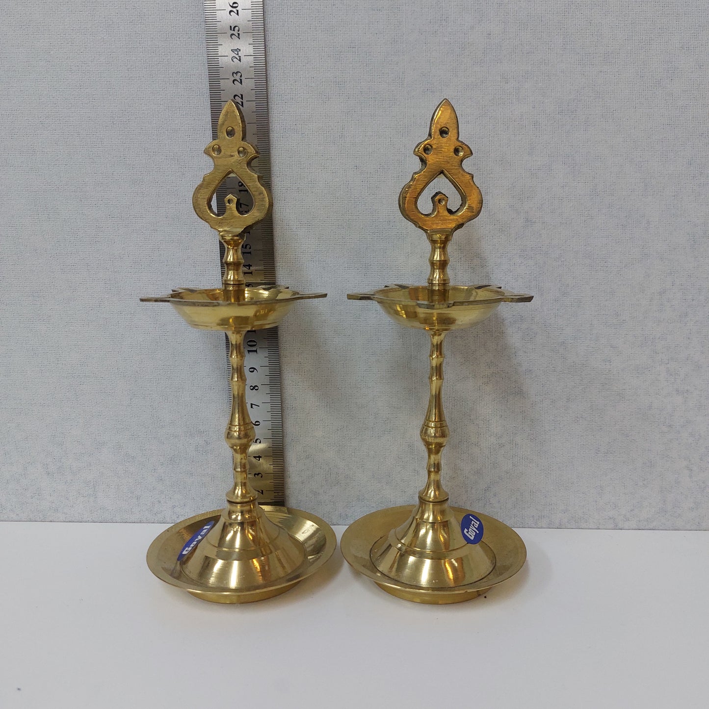 Brass Vel Kuthu Vilakku / Vengala Vel Kuthu Vilakku (Pair)