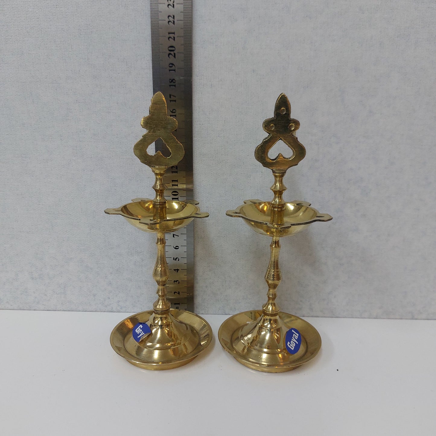 Brass Vel Kuthu Vilakku / Vengala Vel Kuthu Vilakku (Pair)