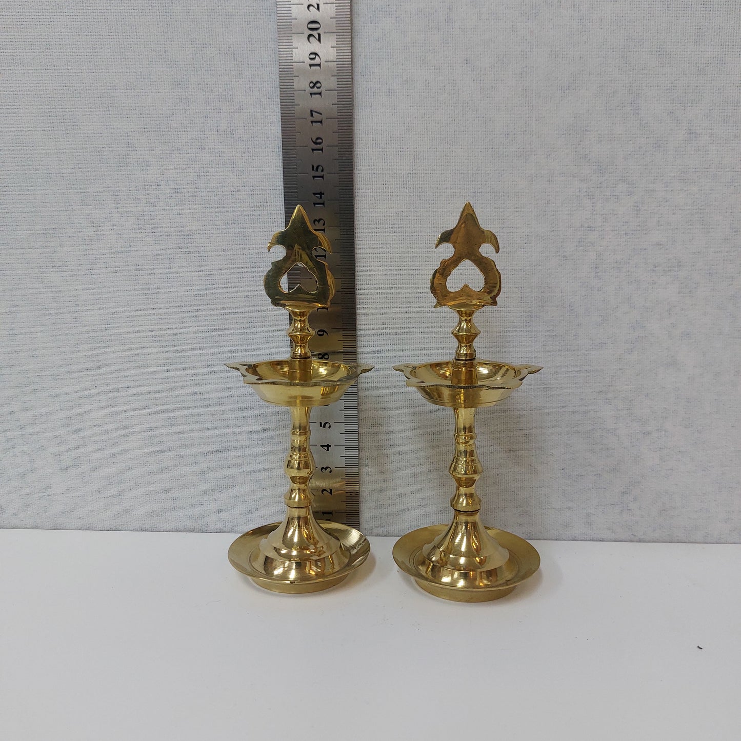 Brass Vel Kuthu Vilakku / Vengala Vel Kuthu Vilakku (Pair)