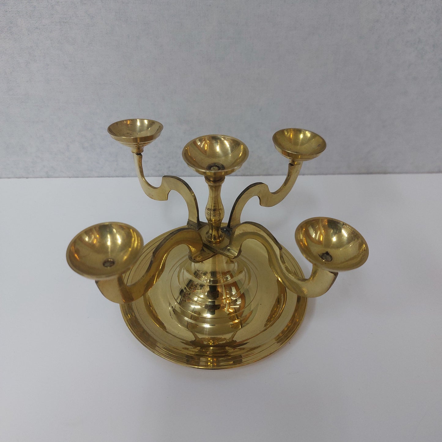 Brass 5 Kilai  Aarthi Deepam  /  5 Kilai Sudam Thattu