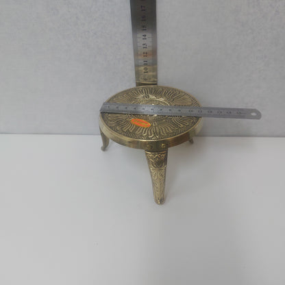 Brass Mukkali Stand / Brass Pooja Chowki