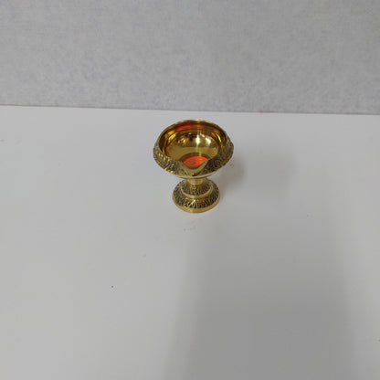 Brass Kubera Vilakku Stand / Kubera Vilakku Oil Lamp/ Brass Thibam Vilakku With Stand