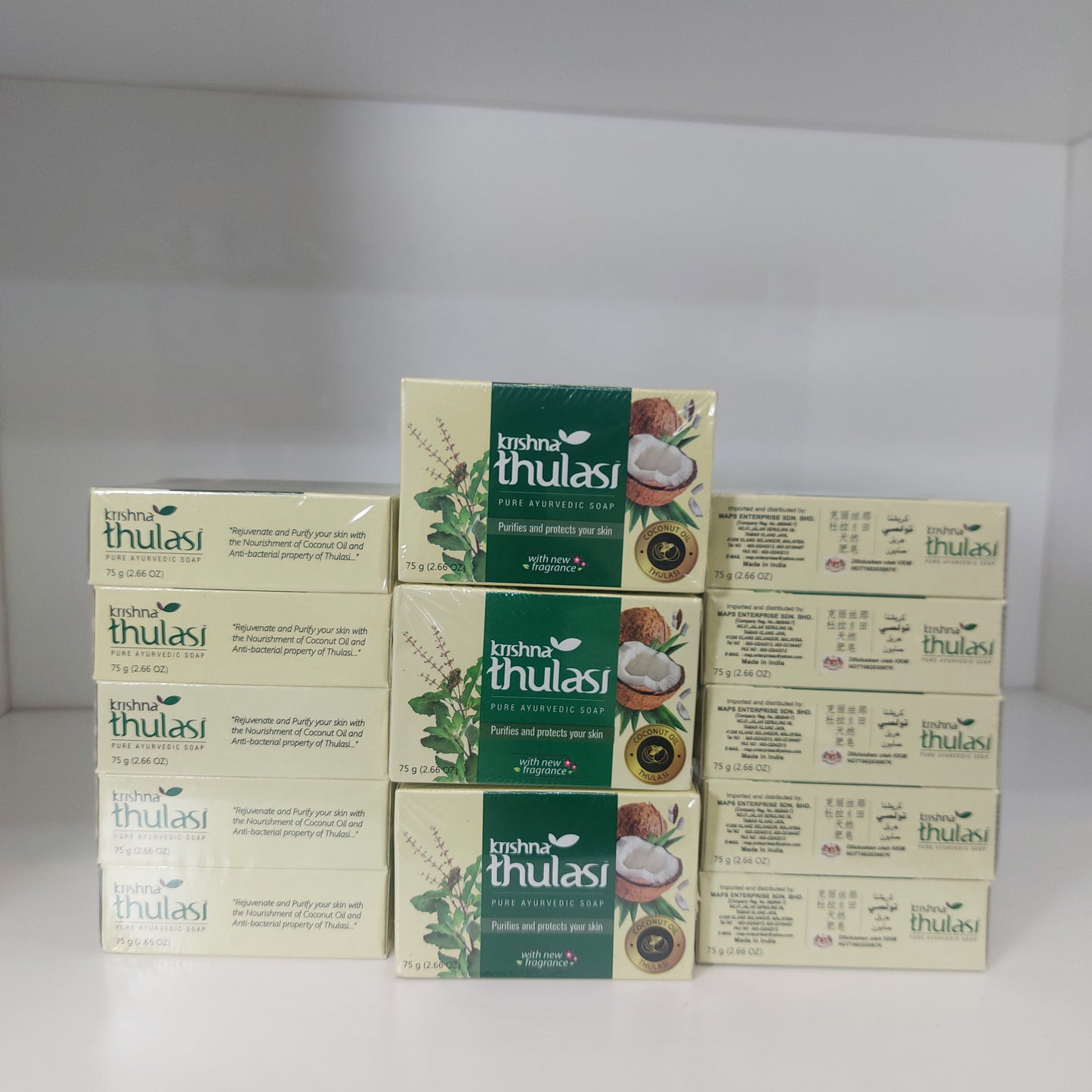 krishna thulasi Pure Ayurvedic Soap 75gm (5 in 1)