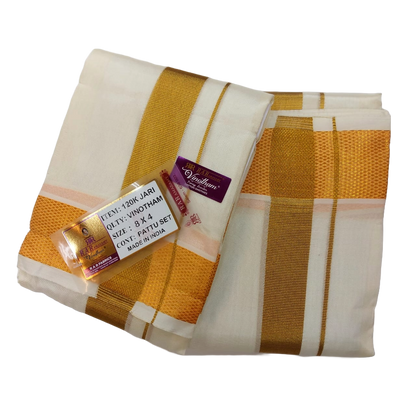 Vinotham Pattu Veshti Set (8 X 4)