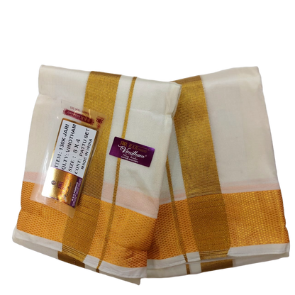Vinotham Pattu Veshti Set (8 X 4)