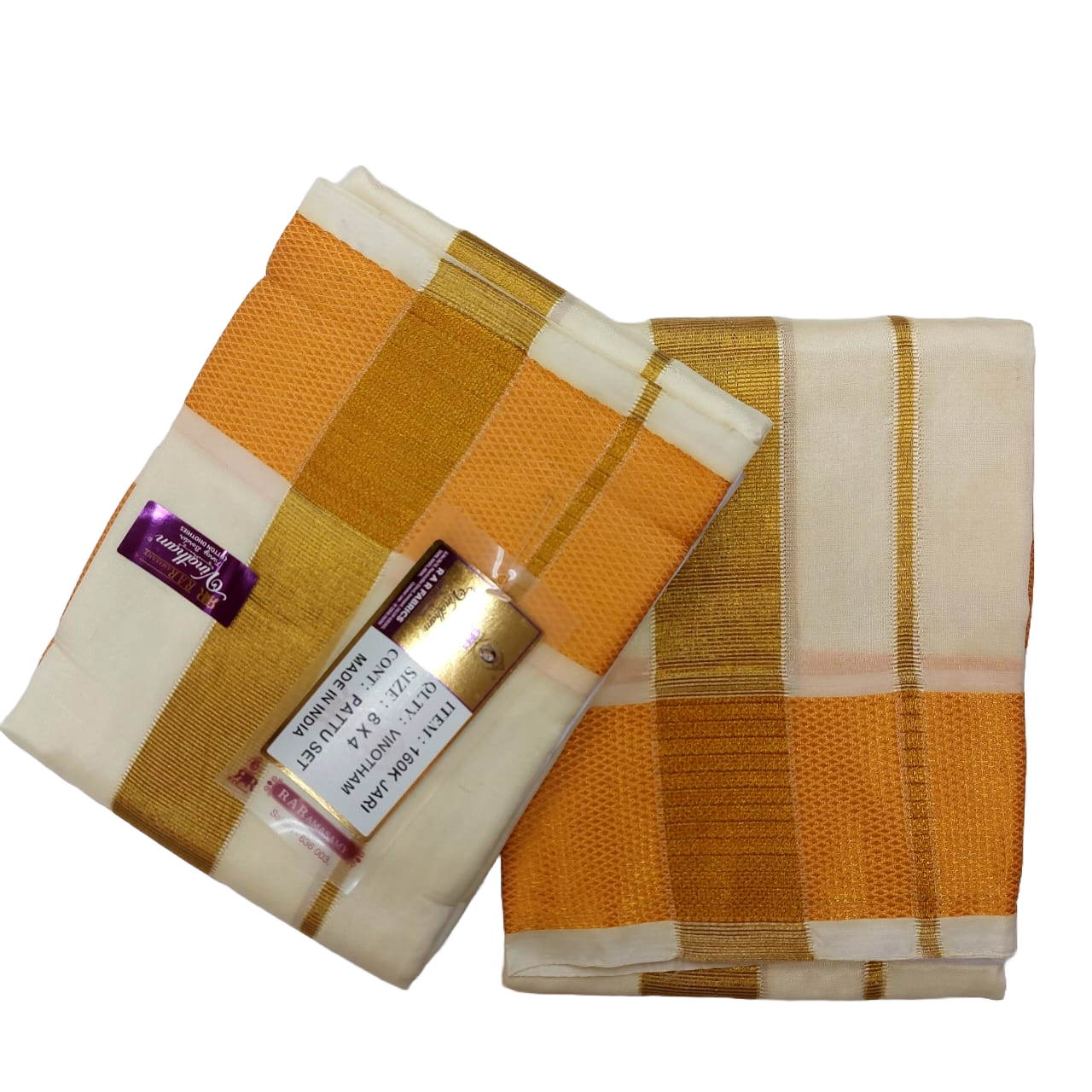 Vinotham Pattu Veshti Set (8 X 4)
