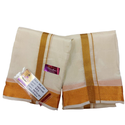 Vinotham Pattu Veshti Set (8 X 4)