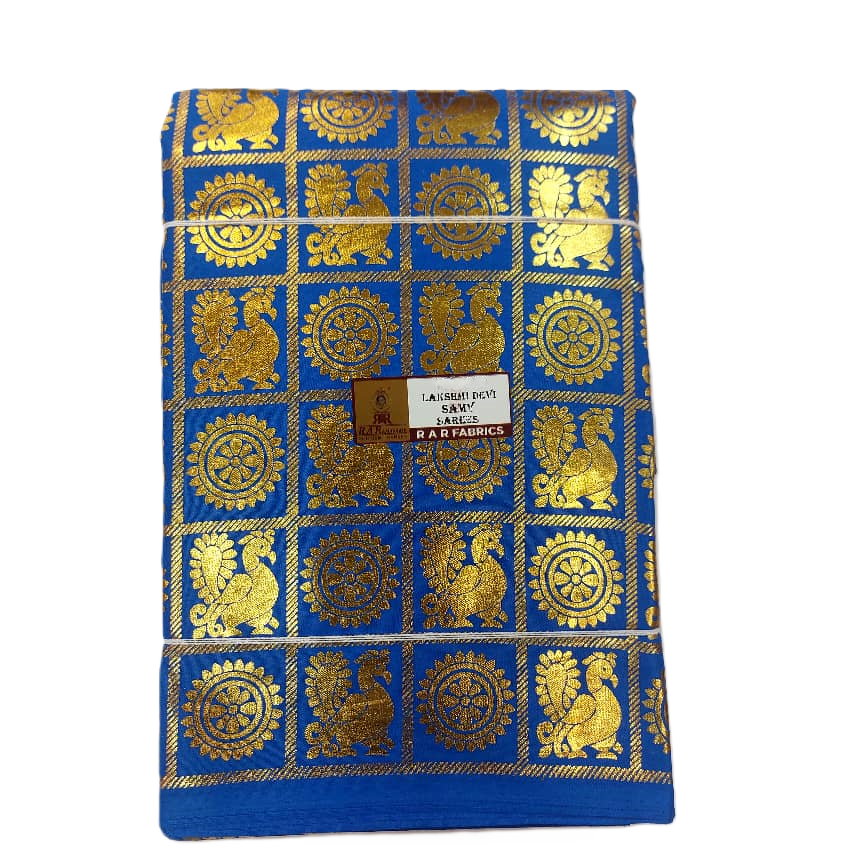 Lakshmi Devi Polyester Printed Samy Sarees (2,3,4,5 MTR)