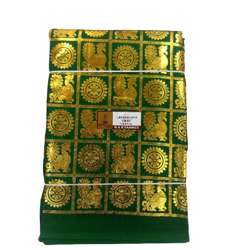 Lakshmi Devi Polyester Printed Samy Sarees (2,3,4,5 MTR)
