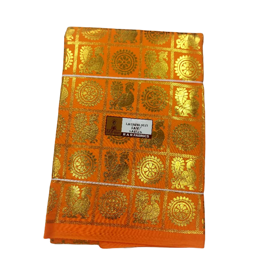 Lakshmi Devi Polyester Printed Samy Sarees (2,3,4,5 MTR)