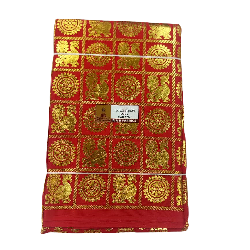 Lakshmi Devi Polyester Printed Samy Sarees (2,3,4,5 MTR)