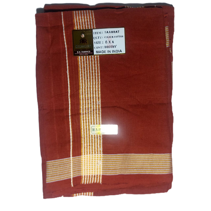 Saamrat Cotton Colour Dhoty Set (8 X 4)