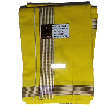 Saamrat Cotton Colour Dhoty Set (8 X 4)