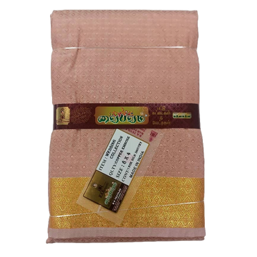 Vaibhavam Copper Embose Dhothy Set (8 X 4)